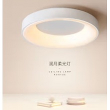 千帐灯吸顶灯LED卧室书房间现代简约过道阳台走廊智能护眼儿童创意灯具 圆白30cm-24w 节能LED中性光