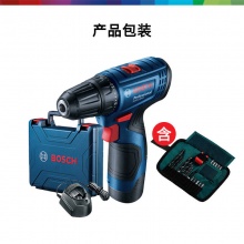 手电钻充电电钻电动螺丝刀锂电池家用工具箱全套套装GSR120-LI【3.0Ahx1块电池+20支附件套】