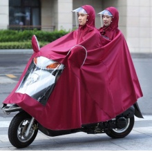 添晴 雨衣电动车雨衣加厚加大男女加长遮脚雨披电瓶车摩托车骑行雨具 【6XL】单人加大